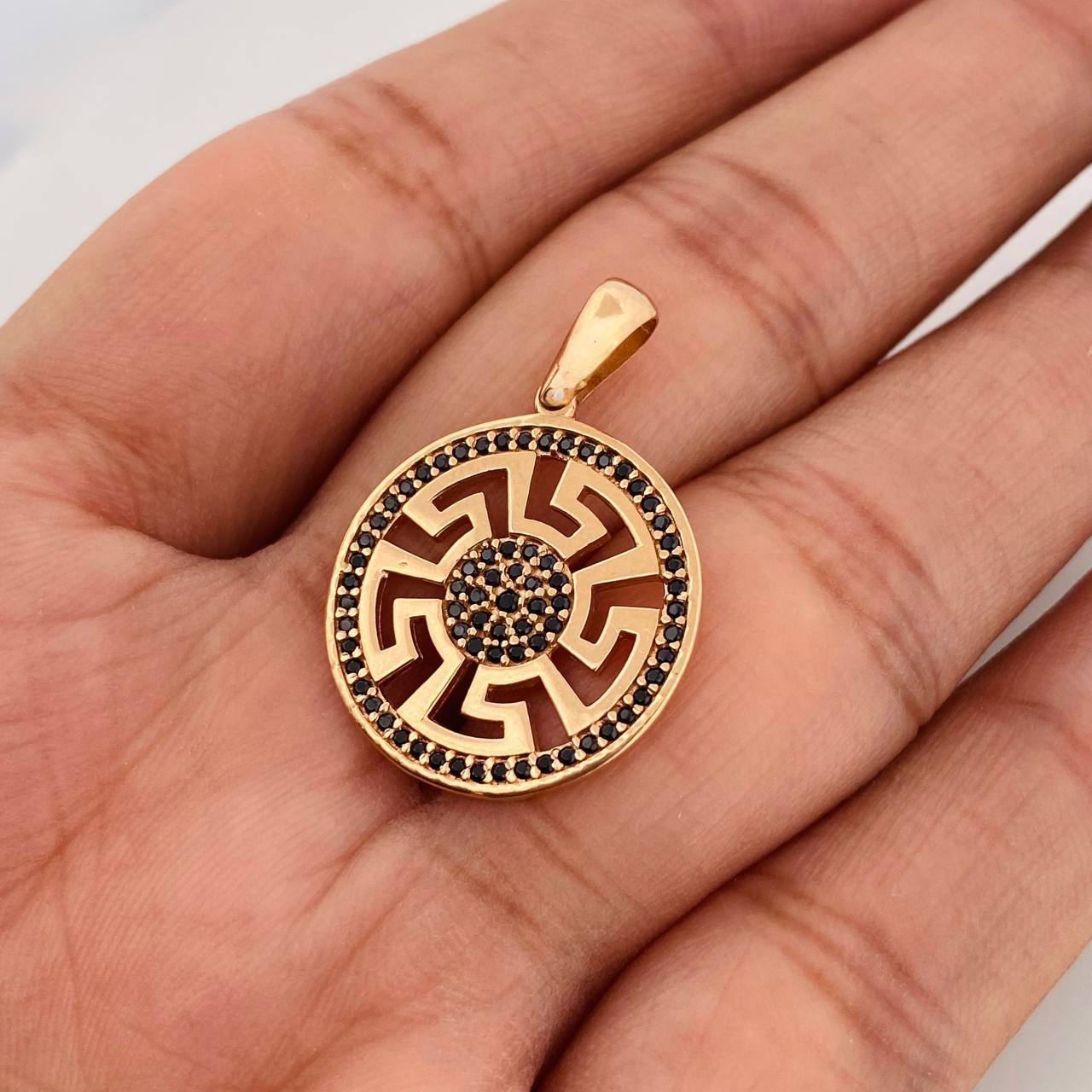 Dije Tribal 3.8g / 3cm Oro Rosa 18K