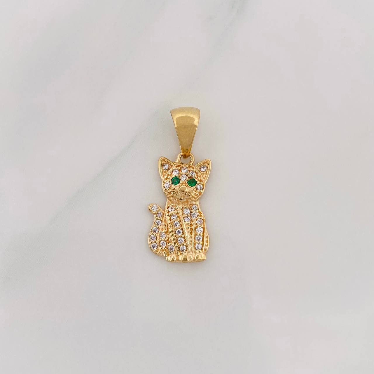 Dije Gato 1.85g / 2.5cm Oro Amarillo 18K