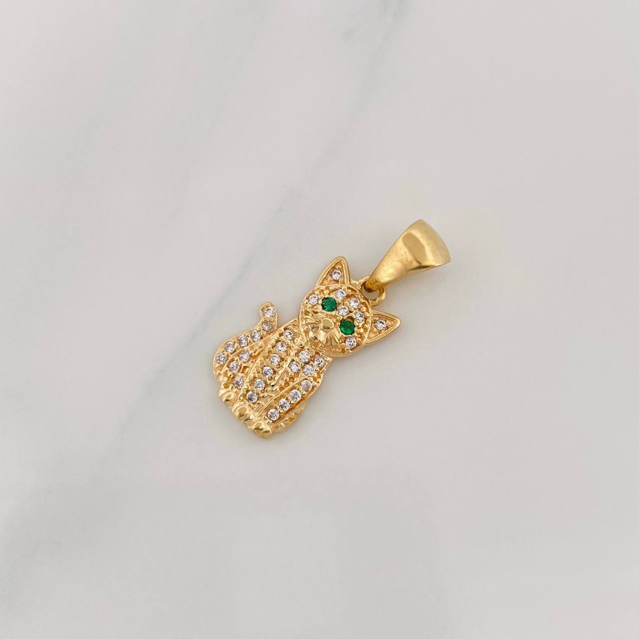 Dije Gato 1.85g / 2.5cm Oro Amarillo 18K