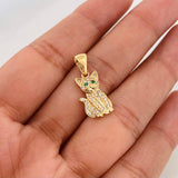 Dije Gato 1.85g / 2.5cm Oro Amarillo 18K