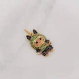 Dije Conejo Sonriente 3.7g / 3cm Dos Oros Negro Amarillo 18K