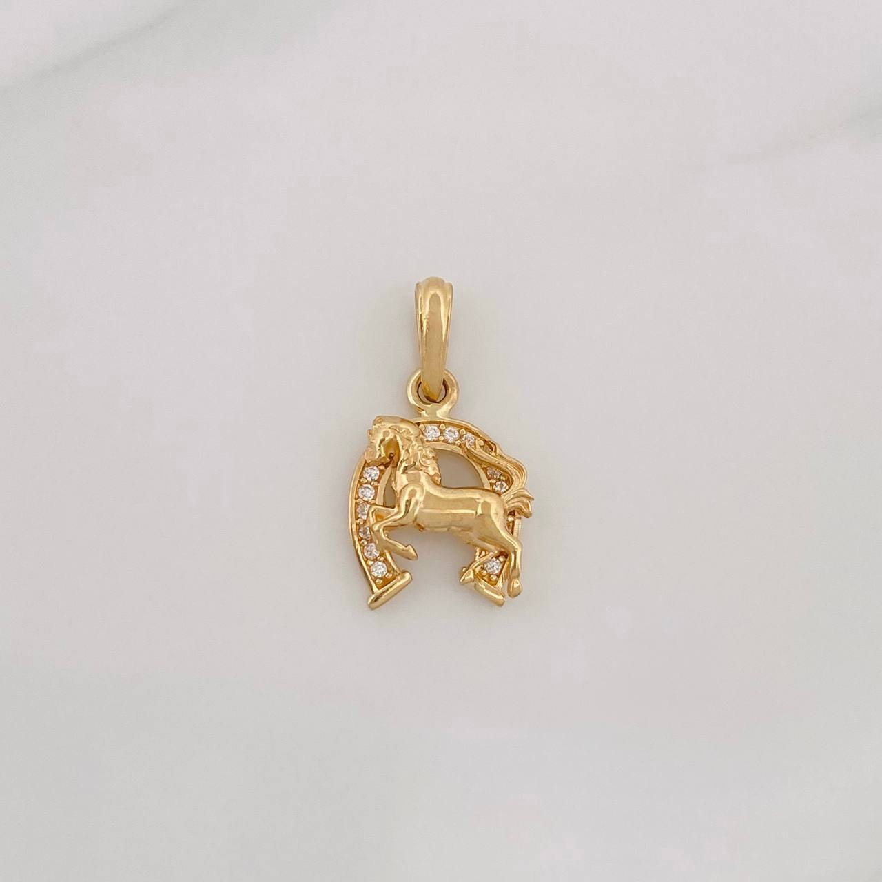 Dije Herradura Caballo 1.75g / 2cm Oro Amarillo 18K