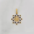 Dije Timón 2.45g / 2.7cm Dos Oros Blanco Amarillo 18K