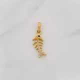Dije Pez Espinas 1.85g / 2.5cm Oro Amarillo 18K