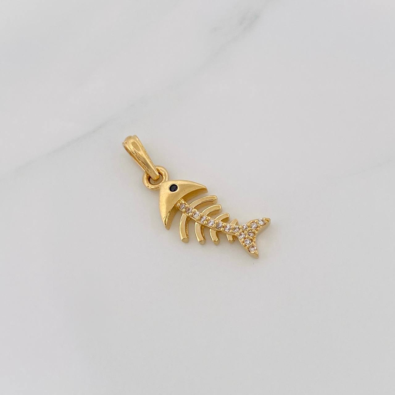 Dije Pez Espinas 1.85g / 2.5cm Oro Amarillo 18K