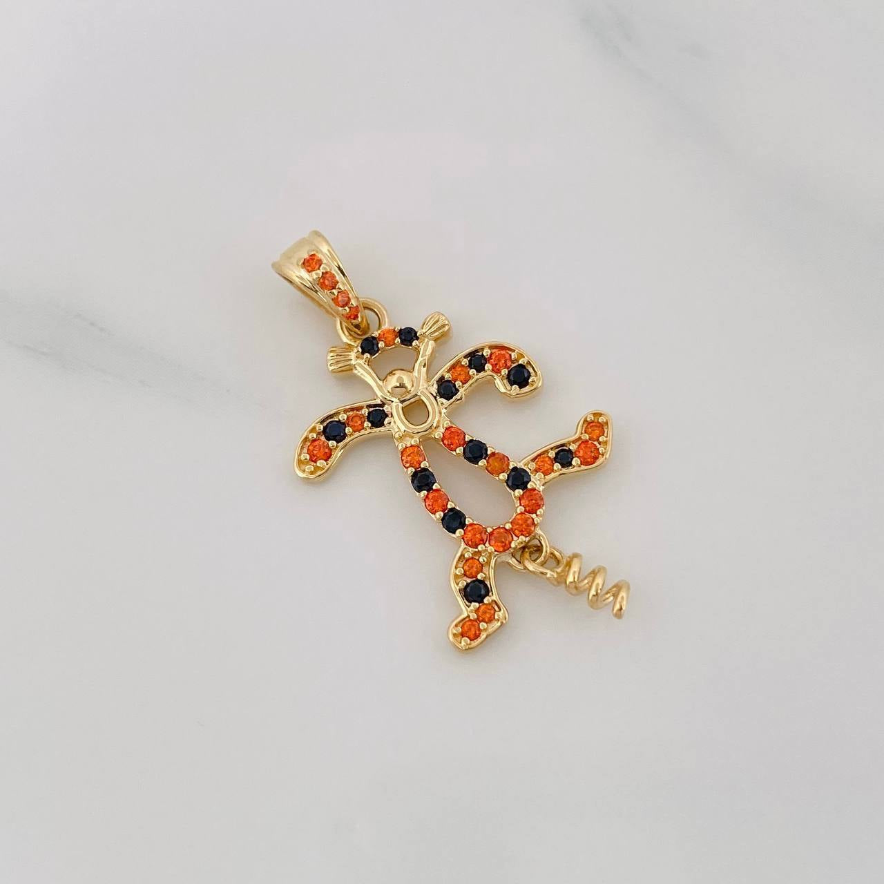 Dije Tigre 1.75g / 2.8cm Oro Amarillo 18K
