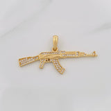 Dije Fusil 3.7g / 4.5cm Oro Amarillo 18K