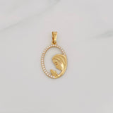 Dije Virgen María 1.2g / 2.5cm Oro Amarillo 18K