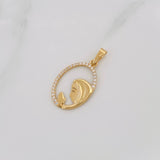 Dije Virgen María 1.2g / 2.5cm Oro Amarillo 18K