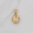 Dije Virgen Milagrosa 3.15g / 2.5cm Oro Amarillo 18K