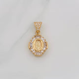 Dije Virgen Milagrosa 3.15g / 2.5cm Oro Amarillo 18K