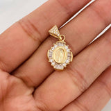 Dije Virgen Milagrosa 3.15g / 2.5cm Oro Amarillo 18K