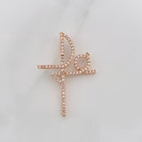Dije Cruz Fe 3.1g / 3.8cm Oro Rosa 18K
