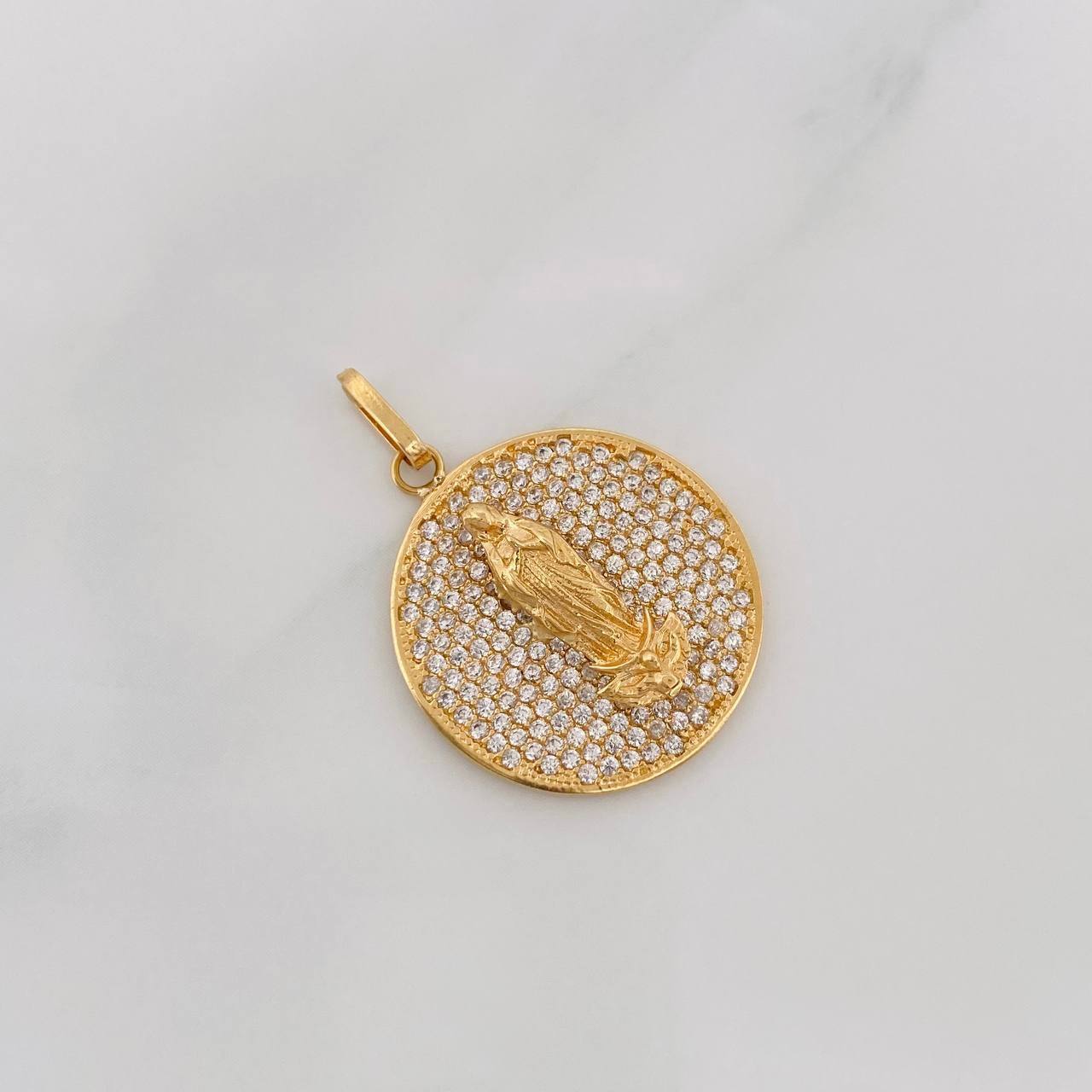 Dije Virgen de Guadalupe 3.45g / 2.8cm Oro Amarillo 18K