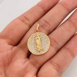 Dije Virgen de Guadalupe 3.45g / 2.8cm Oro Amarillo 18K