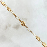 Rosario GC Virgen Milagrosa Cruz Cristo 10.7gr / 55cm / Oro 18K