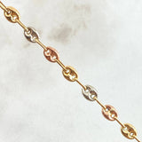 Rosario GC Virgen Milagrosa Cruz Cristo 9.25gr / 55cm / Oro 18K