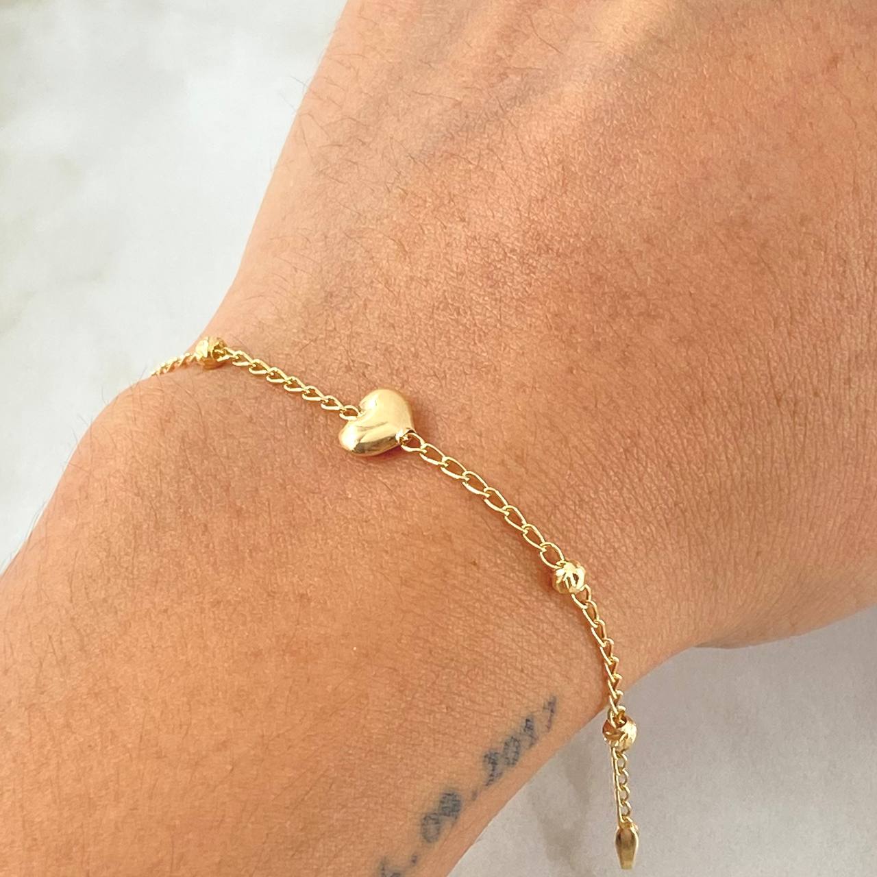 Pulso Espiga Militar 2.1gr / 18cm / Oro 18K ©