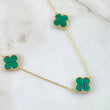 Cadena Aro Seguido Trebol 7.6gr / 50cm / Nac.Esp. Oro 18K ©