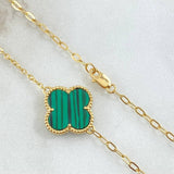 Cadena Aro Seguido Trebol 7.6gr / 50cm / Nac.Esp. Oro 18K ©
