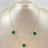 Cadena Aro Seguido Trebol 7.6gr / 50cm / Nac.Esp. Oro 18K ©