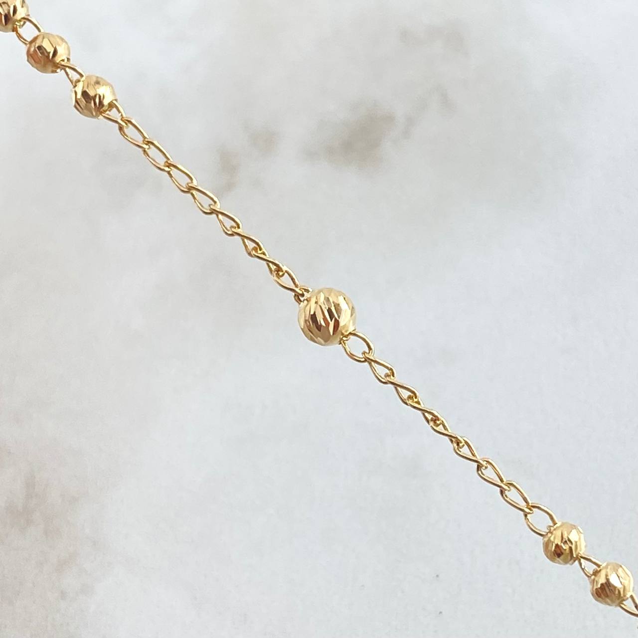 Rosario Virgen Milagrosa 7.65gr / 50cm / Oro 18K