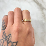 Anillo Moño 1.5gr / T7 1/4 / Oro Amarillo 18K