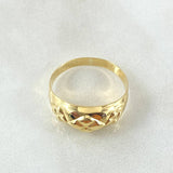 Anillo Rombos 1.1gr / T7 / Oro 18K -