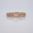 Anillo Solitario Puente 2.95gr / T7 1/4 / Oro 18K &