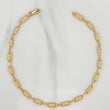 Tobillera Rustica Barril 5.25 g / 28.2 cm / 4.2 mm Oro Amarillo 18K