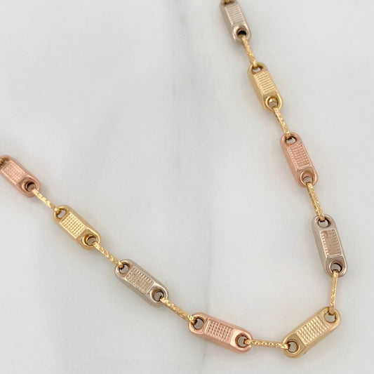 Cadena Rustica 11.6 g / 60.5 cm / 3.6 mm Tres Oros 18K