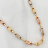 Cadena Rustica 11.6 g / 60.5 cm / 3.6 mm Tres Oros 18K