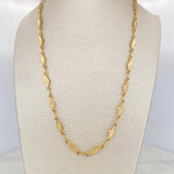 Cadena Rustica Rombos 8.5 g / 47 cm / 4.1 mm Oro Amarillo 18K