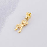 Dije Oso Mano Arriba 0.45g / 1.7cm Oro Amarillo 18K