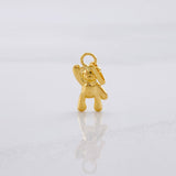 Dije Oso Mano Arriba 0.35g / 1.6cm Oro Amarillo 18K