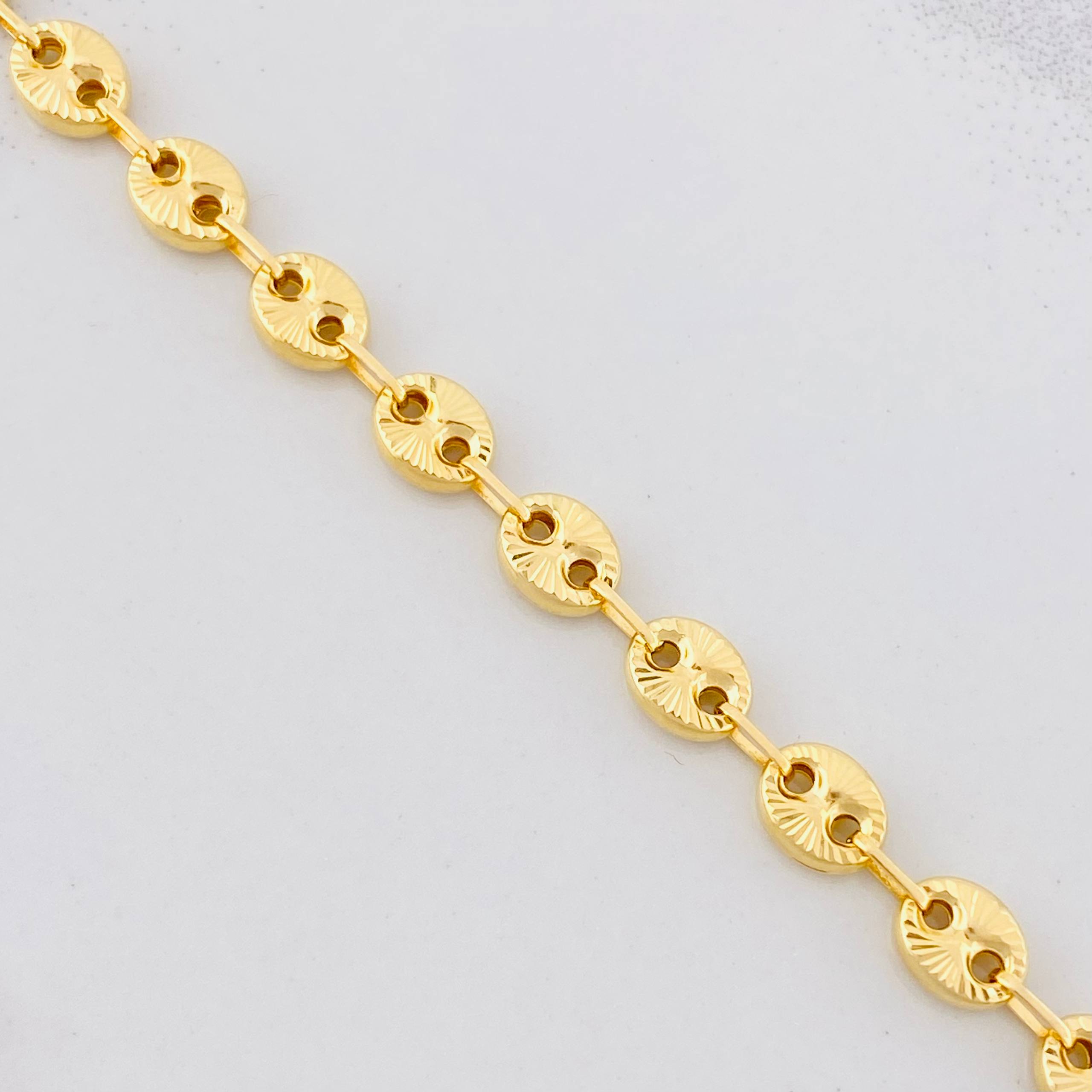 Pulso GC Diamantado 4.95g / 19.9cm / 5.7mm Oro Amarillo 18K