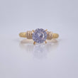 Anillo Solitario 1.5gr / T7 1/4 / Oro 18K &