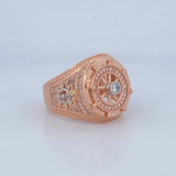 Anillo Brujula 10.85gr / T10 1/4 / Oro 18K &