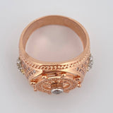 Anillo Brujula 10.85gr / T10 1/4 / Oro 18K &