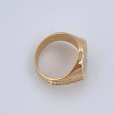 Anillo Leon Tribal 9.05gr / T10 / Oro 18K &