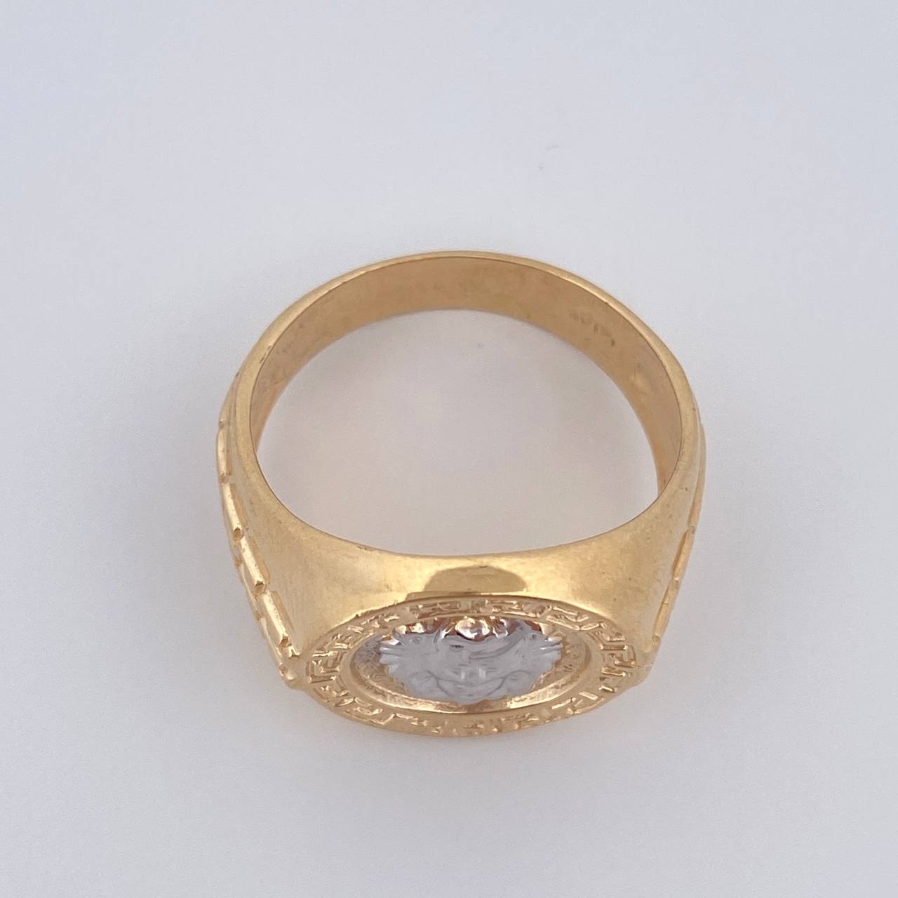 Anillo Leon Tribal 9.05gr / T10 / Oro 18K &