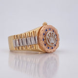 Anillo Correa Corona RX 8.2gr / T11 / Oro 18K &