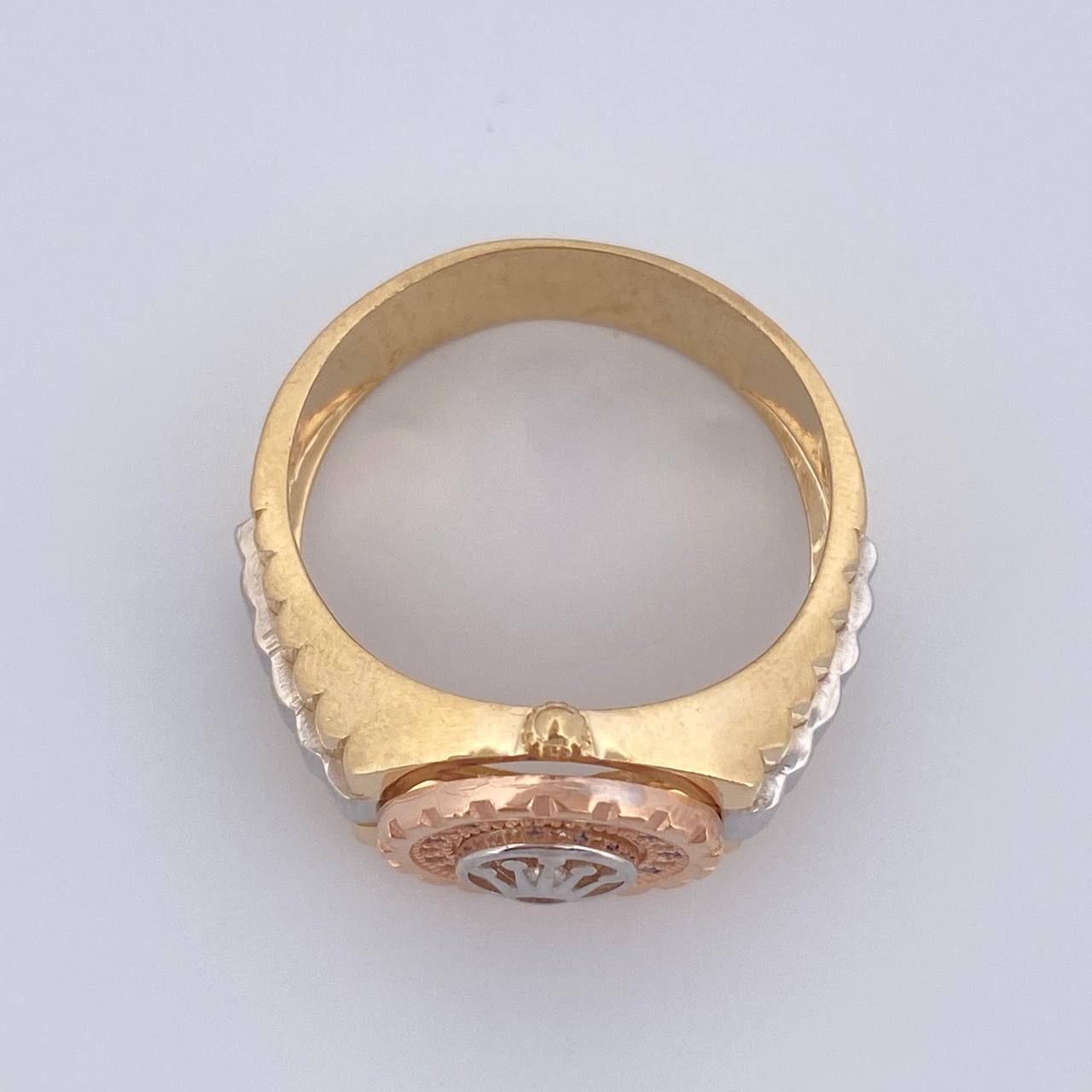 Anillo Correa Corona RX 8.2gr / T11 / Oro 18K &