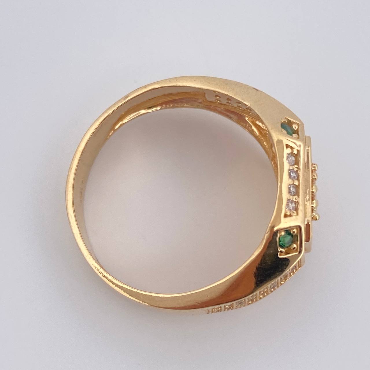 Anillo Sello Corona RX 8.65gr / T10 1/4 / Oro 18K &