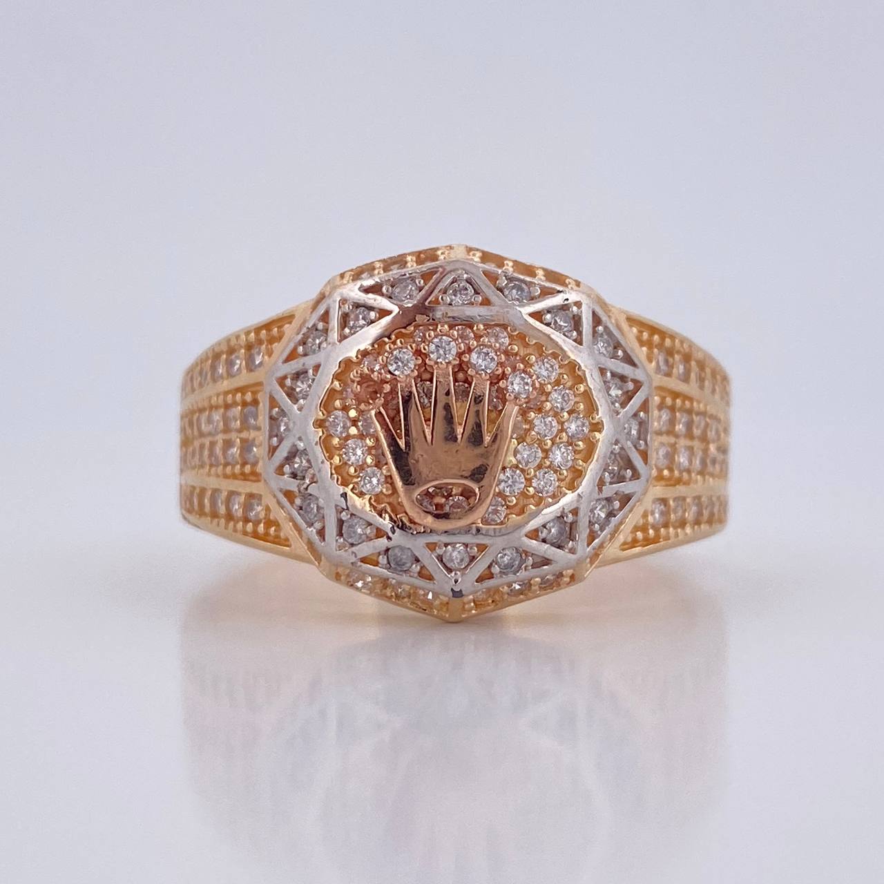 Anillo Corona RX 8.05gr / T11 / Oro 18K &