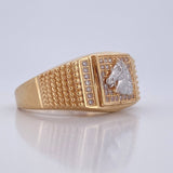 Anillo Sello Caballo 7.5gr / T10 1/2 / Oro 18K &