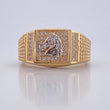 Anillo Sello Caballo 7.5gr / T10 1/2 / Oro 18K &