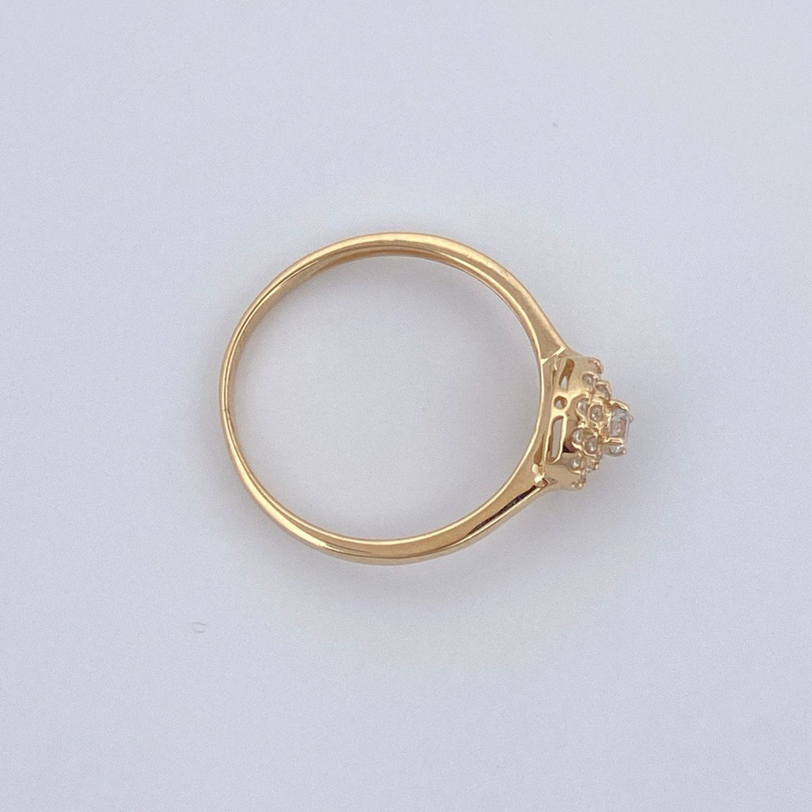 Anillo Circulo 2.05gr / T6 3/4 / Oro 18K &