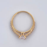 Anillo Solitario Churumbela 2.55gr / T7 / Oro 18K &