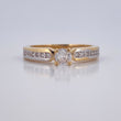 Anillo Solitario Churumbela 3.15gr / T6 1/4 / Oro 18K &